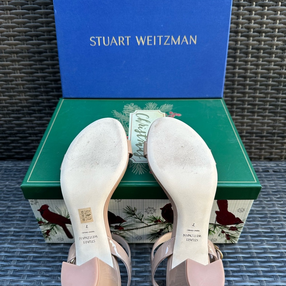 Stuart Weitzman Beige Heels - image 4